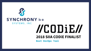 Synchrony Systems is a CODiE 2018 SIIA CODiE Finalist for Best DevOps Tool