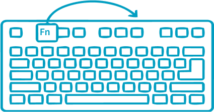 navigation mapping on a standard keyboard for legacy system terminal emulation