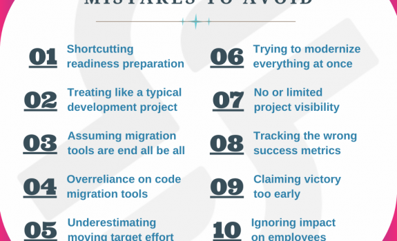 10 Application Modernization Mistakes to Avoid